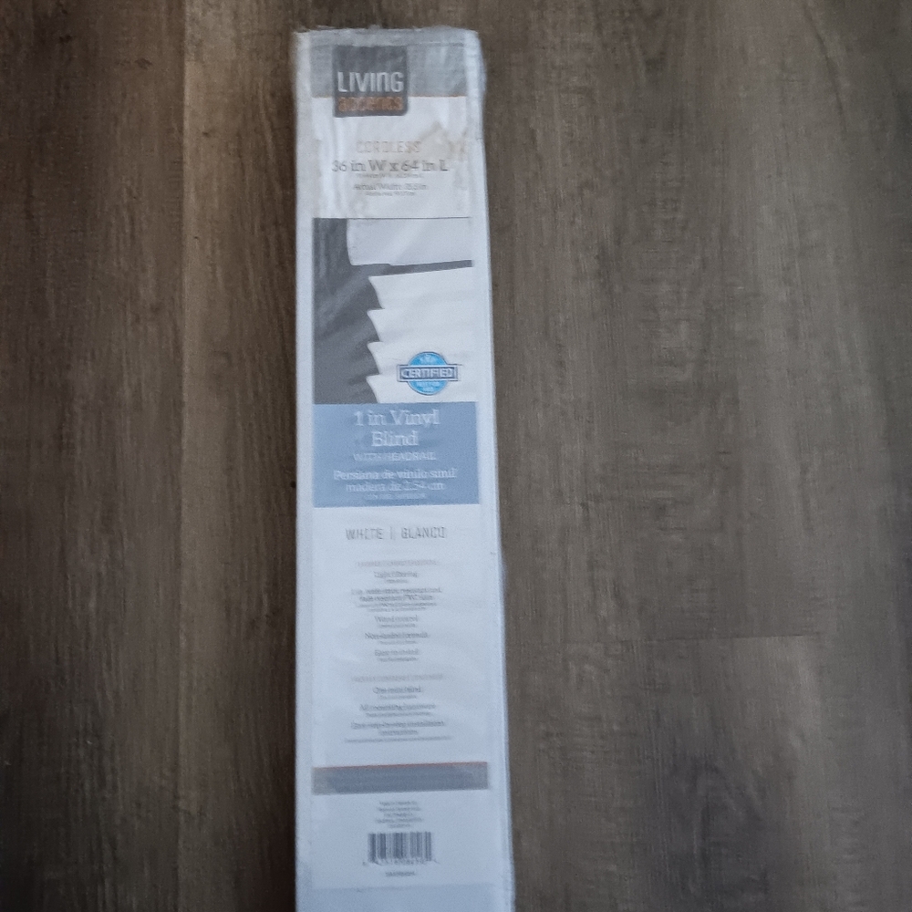 White Vinyl Blind